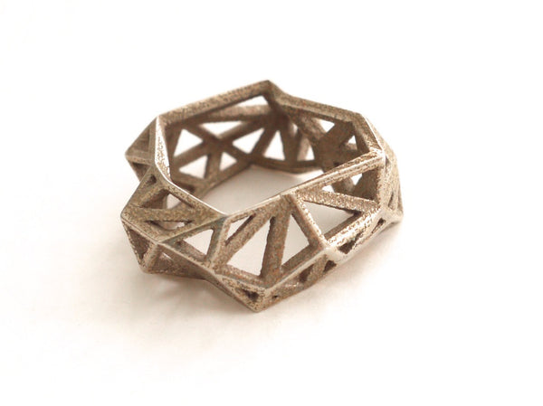 stainless steel ring 3d printed